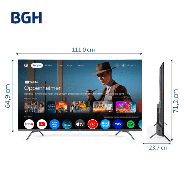TV LED 50 BGH B5024US6G SMART/GOOGLE - Imagen 3