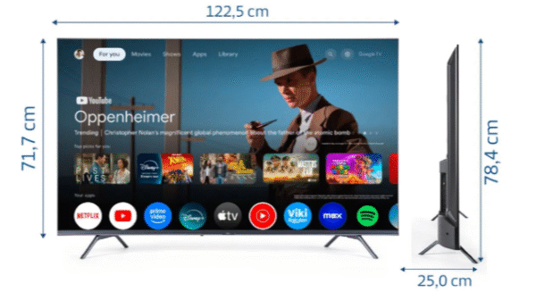 TV LED 55 BGH B5524US6G SMART/GOOGLE TV - Imagen 2