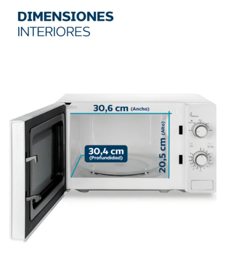 MICROONDAS PHILCO MPHRW20UAP 20LTS MECAN - Imagen 4