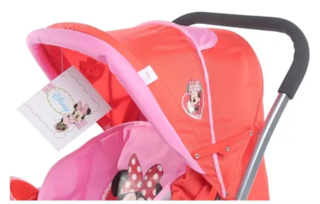 COCHE BEBE DENCAR CUNA 3133 DISNEY - Imagen 2