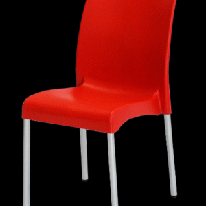 SILLA PLAST VOSS MALLORCA ROJA