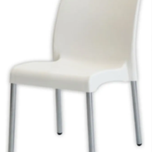 SILLA PLAST VOSS MALLORCA BLANCA
