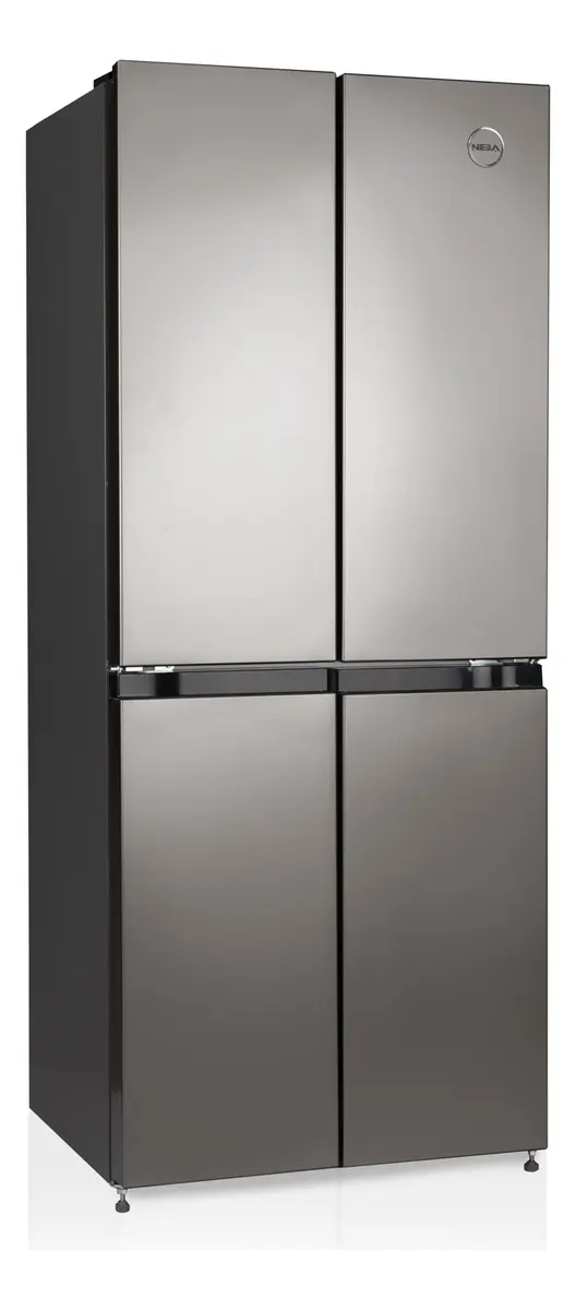 HELADERA NEBA SIDE BY SIDE MD-380 ACERO