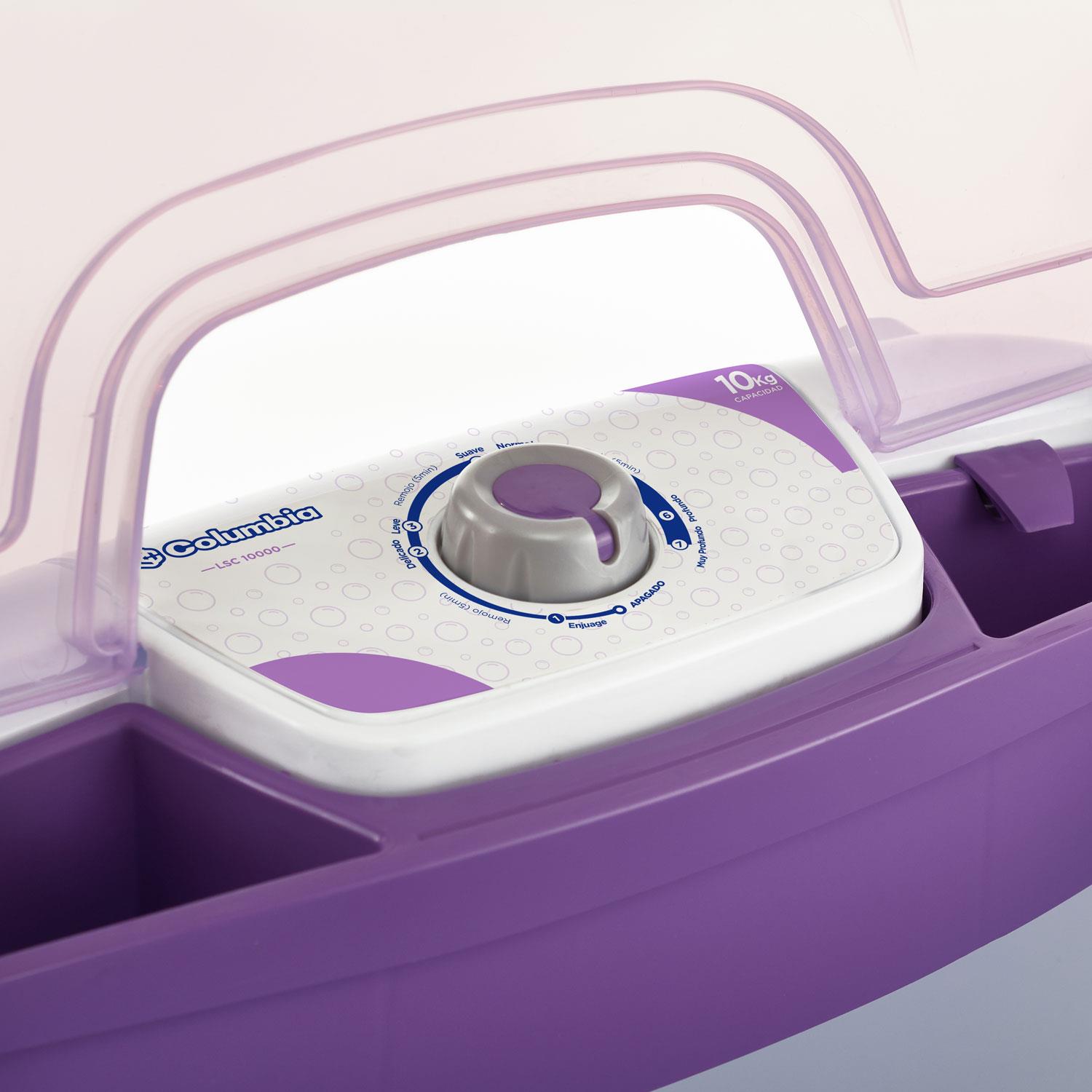 LAVARROPAS SEMIAUTIMATICO COLUMBIA10KG LSC1000 - Imagen 5