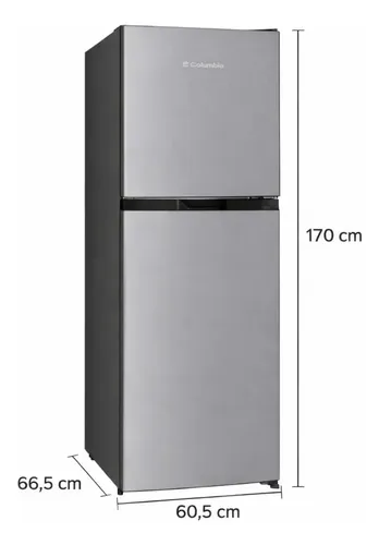 HELADERA COLUMBIA NO FROST ACERO 356 LITROS CHDA36N/9 - Imagen 4