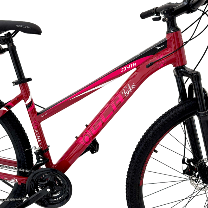 BICICLETA R/29 GCA ATHENA CHERRY/FUCSIA - Imagen 3