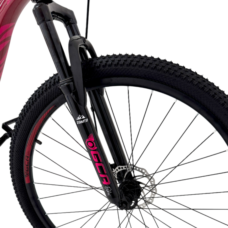 BICICLETA R/29 GCA ATHENA CHERRY/FUCSIA - Imagen 5