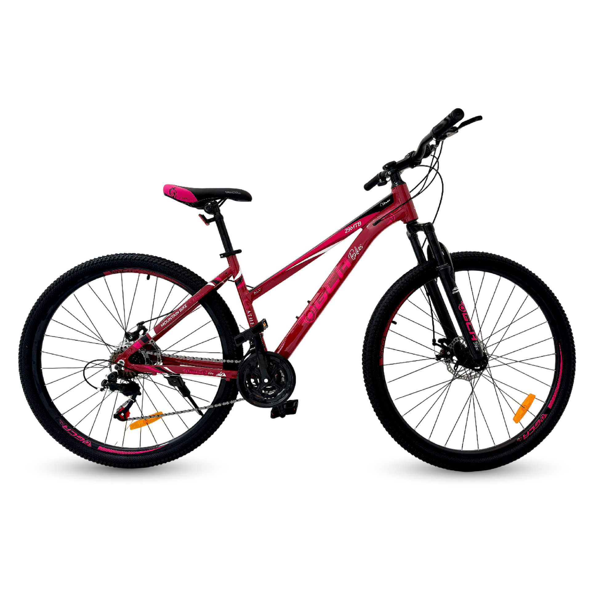 BICICLETA R/29 GCA ATHENA CHERRY/FUCSIA