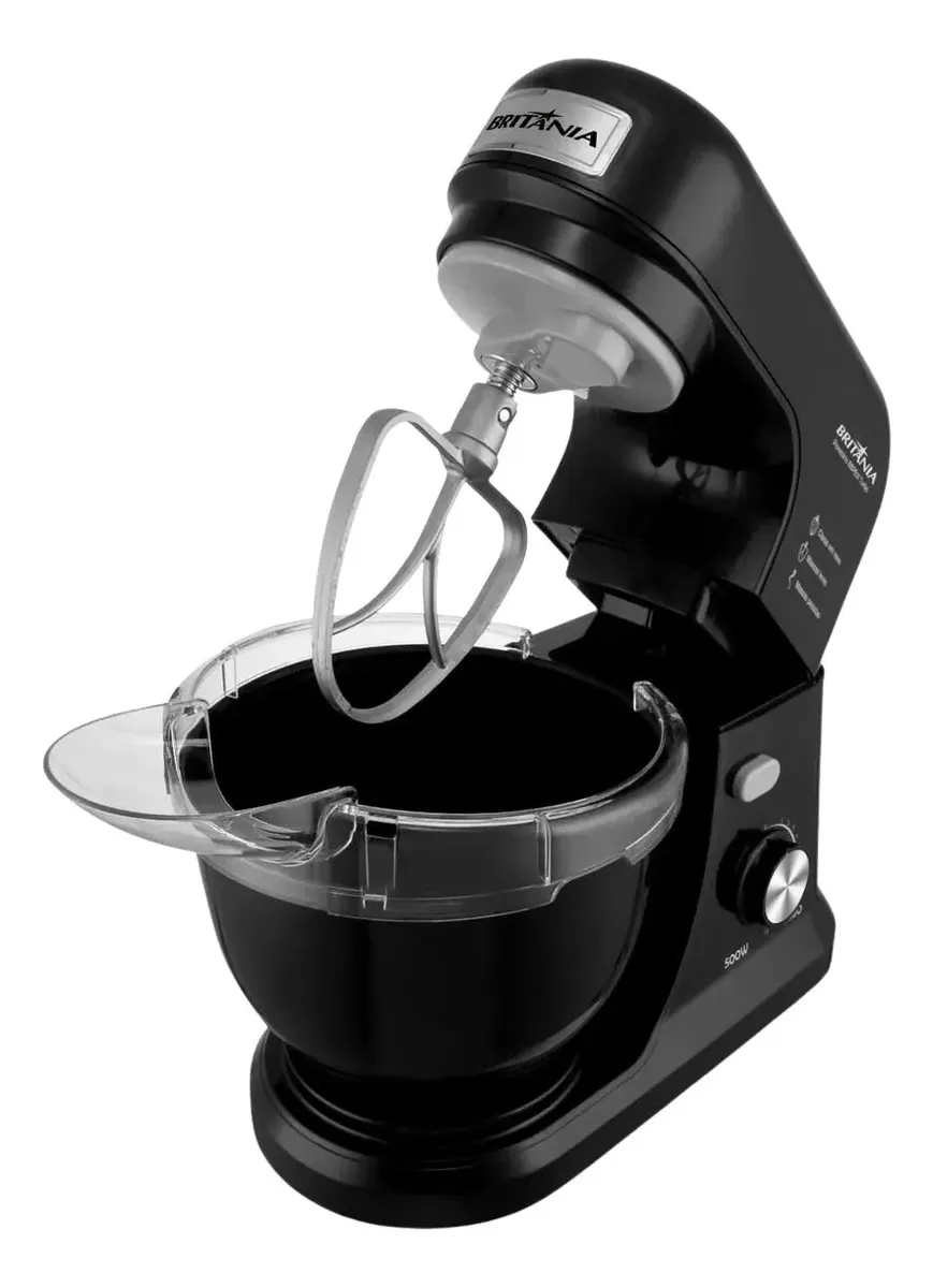 BATIDORA C/BOWL BRITANIA BBP700V NEGRA - Imagen 3