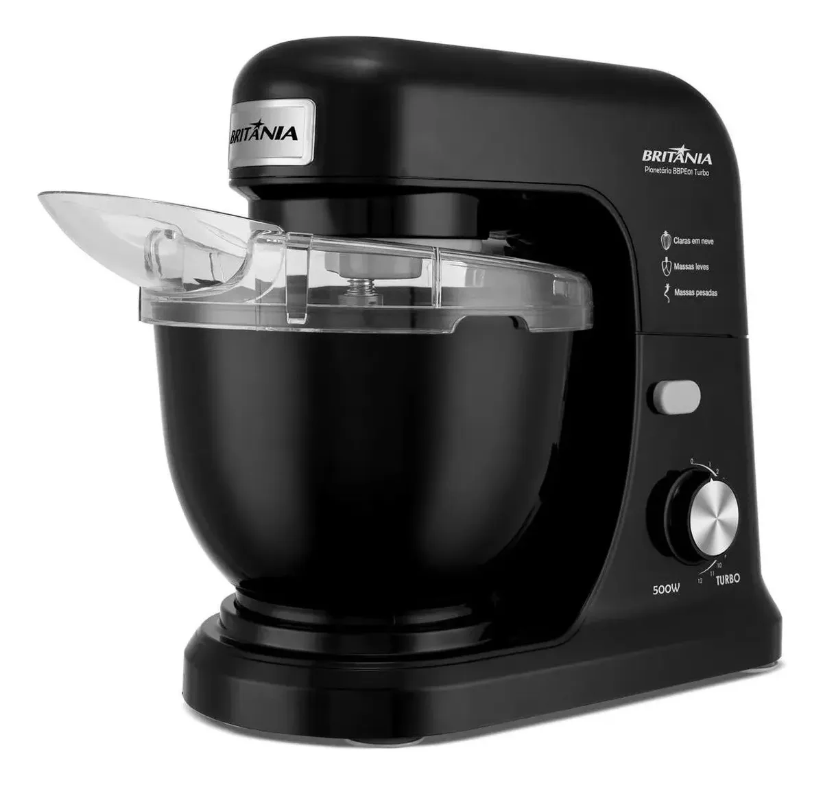 BATIDORA C/BOWL BRITANIA BBP700V NEGRA