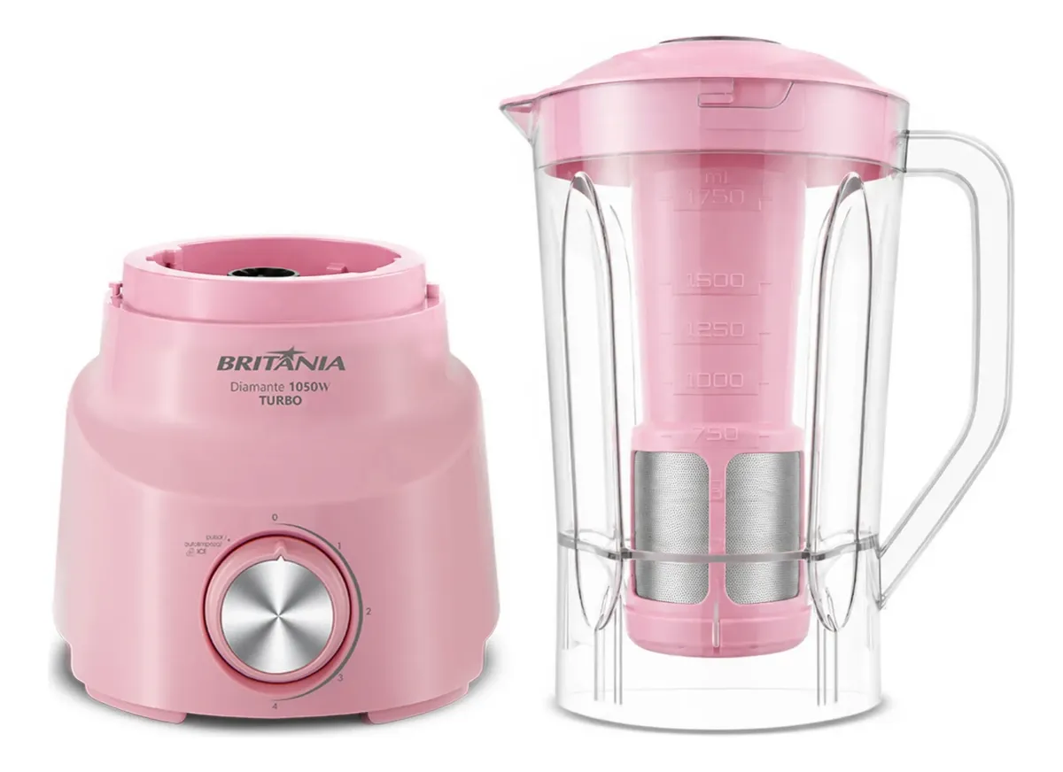 LICUADORA DE PIE BRITANIA DIAM800 ROSA - Imagen 4